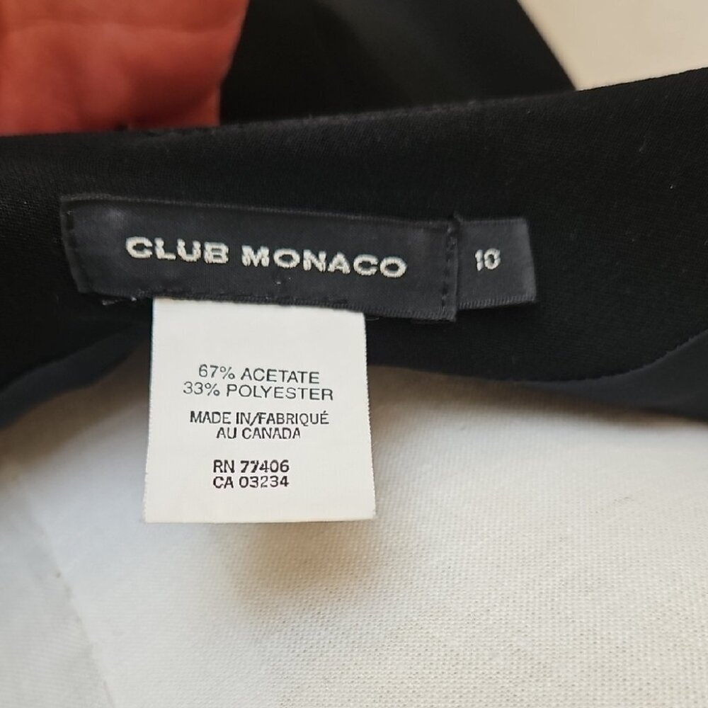 Club Monaco Black Sleeveless Halter Sheath Dress - Picture 4 of 4